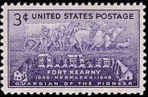 Fort Kearny (Nebraska) 1948 U.S. stamp.1