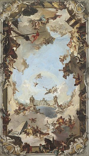 Giovanni Battista Tiepolo, Wealth and Benefits of the Spanish Monarchy under Charles III, 1762, NGA 12137