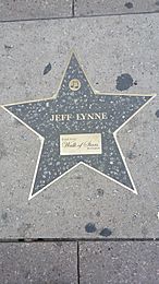 Jeff Lynne star in Walk of Fame Birmingham