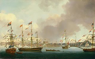 John Cleveley the Younger, Launch of HMS Alexander at Deptford in 1778