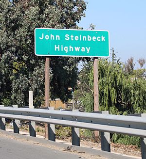 John Steinbeck Highway Sign
