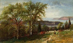 JulieBeers-Hudson River at Croton Point 1869