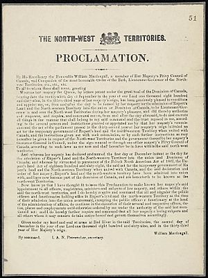 Northwest Territories Proclamation