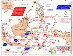 Pacific War - Dutch East Indies 1941-42 - Map