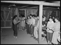 Poston, Arizona. On the night of the arrival of the first evacuees of Japanese ancestry, religious . . . - NARA - 537416