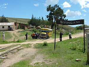 Train station in Sivingani, Vila Vila Canton