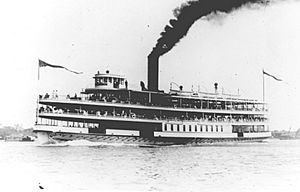 Steamer Columbia - Detroit MI - 1905