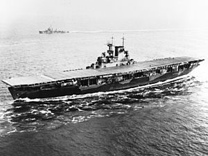 USS Wasp (CV-7) entering Hampton Roads on 26 May 1942