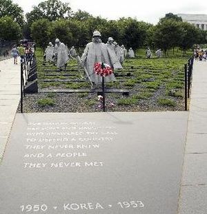 US Navy 030616-N-9593R-206 The Korean War Veterans Memorial at ground level