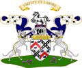 Earl of Dundonald Coat of Arms quartered with Blair