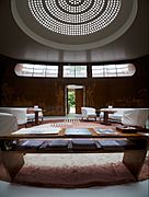 Eltham Palace - interior, composite view of entrance hall