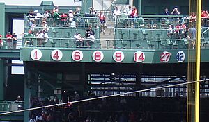 Fenway retired numbers 2009