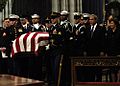 Gerald Ford Funeral - casket carried past GWBush, 2007Jan02