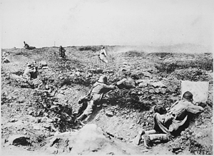 German trench WW1 French attack
