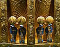 Golden Uraes Cobra Tutankhamun's Throne