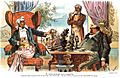 His Little Hawaiian Game Checkmated political cartoon 1894 (retouched)
