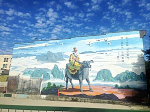 Laozi mural in Vancouver's Chinatown