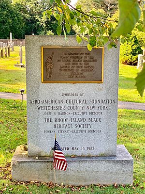 Monument to 1st Rhode Island Regiment