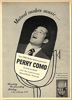 Mutual Broadcasting System - Perry Como 1954a