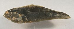 Neolithic, Lithic implement - worked flake - tertiary debitage (FindID 539218-412104)