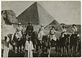 Nurses and physicians from the American Zionist Medical Unit on camels in Egypt en route to Palestine in July 1918 (3515506964)