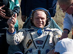 SoyuzTMA17 landing Oleg Kotov