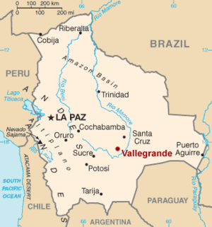 Vallegrande location
