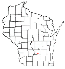 Location of Leeds, Wisconsin