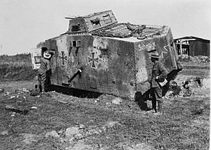 A7V tank, Sept 1918