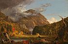 A View of the Mountain Pass Called the Notch of the White Mountans (Crawford Notch)-1839-Thomas Cole