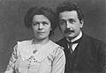 Albert Einstein and his wife Mileva Maric