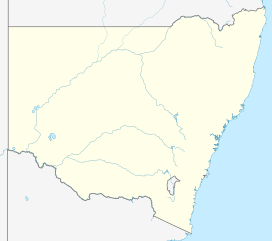 Map showing the location of Blue Gum Forest