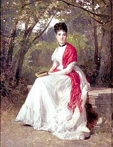 Doña Teresa Vergara, esposa del pintor Ricardo Balaca (Museo Lázaro Galdiano)