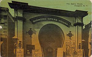 Freeport, NY - Sigmond Opera House c. 1913