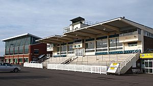 Grandstand, Taunton racecourse - geograph.org.uk - 1196101
