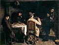 Gustave Courbet - After Dinner at Ornans - WGA05456