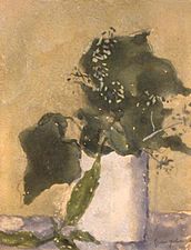 Ivy Leaves in a White Jug - Gwendoline Mary John - ABDAG007492