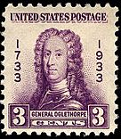 James Oglethorpe 1933 U.S. stamp.1