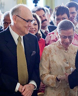 Justice Ruth Bader Ginsburg and her husband Martin D. Ginsburg in 2009.jpg