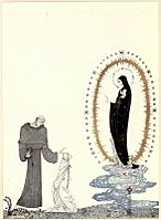Kay Nielsen - East of the sun and west of the moon - the lassie and her godmother - here are your children I am the Virgin Mary