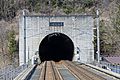 Seikan Tunnel entrance - dual-gauge track