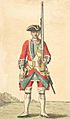Soldier of 39th regiment 1742