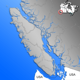 Great Central Lake is located in Vancouver Island