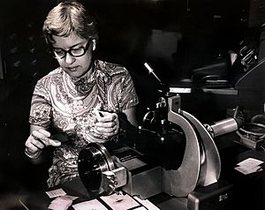 Vera Rubin measuring spectra