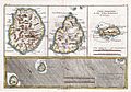 1780 Raynal and Bonne Map of Mascarene Islands, Reunion, Mauritius, Bourbon - Geographicus - GeneralesIsles-bonne-1780