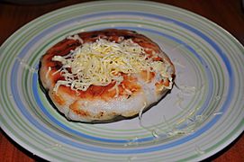 Bibingka with cheese (Philippines)