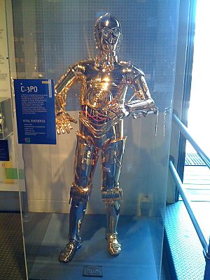 C-3PO at the Museum of Man