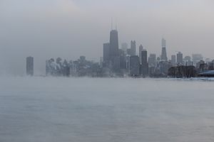 Chicago during early 2014 North American Cold Wave
