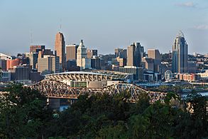 Downtown Cincinnati viewed from Devou Park