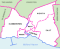 Electoral wards in and surrounding the town of Milford Haven, Pembrokshire